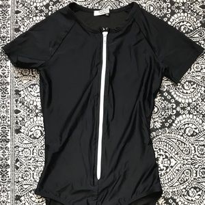 One piece bathing suit